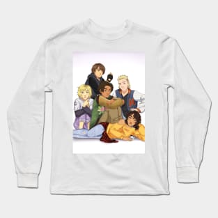 The Breakfast club walking dead parody Long Sleeve T-Shirt